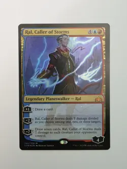 MTG - Ral, Caller of Storms - Guilds of Ravnica - Near Mint FOIL - Image 1