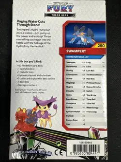 Pokemon Swampert Artwork Hydro Fury Theme Deck Sun & Moon Celestial Storm 2018 - Image 2
