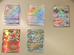 Pokemon Noivern GX, Eternatos VMAX, Sandy Shocks EX, Victini EX, M Charizard EX. - Image 3