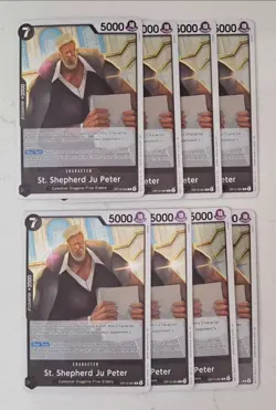 8 LOT One Piece Carrying On His Will ST. SHEPHARD JU PETER OP13-084 R Rare Foil - Image 2