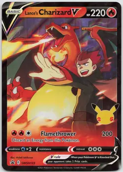 Lance's Charizard V JUMBO Holofoil SWSH: Sword & Shield Promo Cards SWSH133 NM - Image 1