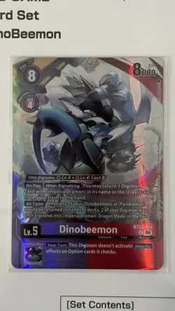 Bandai Card Fest 25-26 Digimon Playmat & Card Set Paildramon & Dinobeemon - Image 4