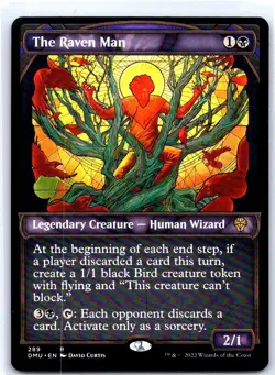 #289 The Raven Man (Showcase) Dominaria United Rare - Image 1