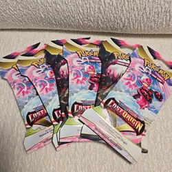 6x Nintendo Pokemon TCG Sword & Shield - Lost Origin Pack - Image 1