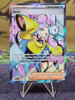 Pokemon TCG Iono 254/193 Sv02: Paldea Evolved Ultra Rare Holo NM - Image 1