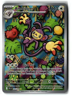 Ambipom ⭐ 107/094 Holo Illustration Rare Phantasmal Flames 2025 Pokemon NM - Image 1