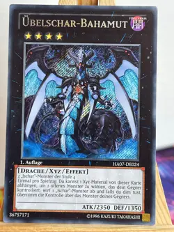 Ubelschwar Bahamut HA07-DE024 Secret Rare Deutsch NM YUGIOH - Image 1