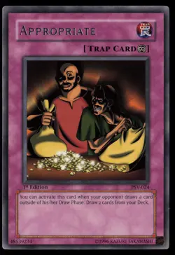 Yugioh Appropriate PSV-024 1st Edition Rare NM - Image 1
