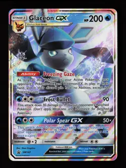 Glaceon GX Holo SM147 Promo SM Promos Pokemon Card - Image 1