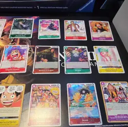 One Piece TCG: Job Lot Cards including (sec alt art) (sr) Mixed Set Duplicates - Image 2