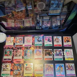 One Piece TCG: Job Lot Cards including (sec alt art) (sr) Mixed Set Duplicates - Image 3