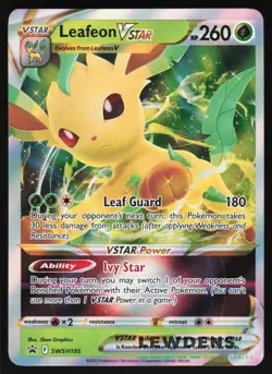 Leafeon Vstar - SWSH195 - Ultra Rare - SWSH Black Star Promo - Pokemon Card - Image 1