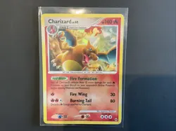 Pokemon TCG Charizard LV.60 Platinum Arceus Holo Rare Card 1/99 - Image 1