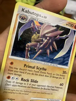 Pokemon Kabutops 4/99 Holo Rare Platinum Arceus Card NM - Image 4