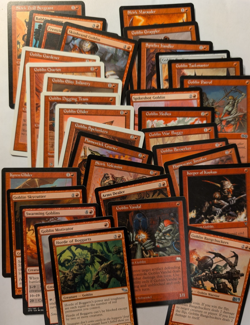 MTG Lot - 216 Goblins! - inc. rares & vintage, mono-red, no more than 4 of each - Image 1