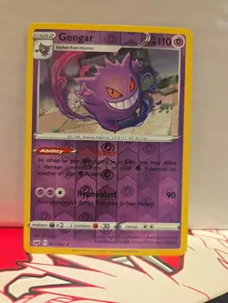 Pokemon Gengar 085/202 Reverse Holo Sword And Shield Gengar Collectors! - Image 1