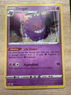 GENGAR #085/202 Holo Rare - Sword Shield Base Set - Pokemon TCG - Image 1