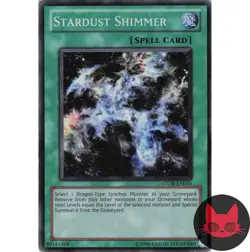 Yugioh Stardust Shimmer STOR-EN055 Super Rare LP - Image 1