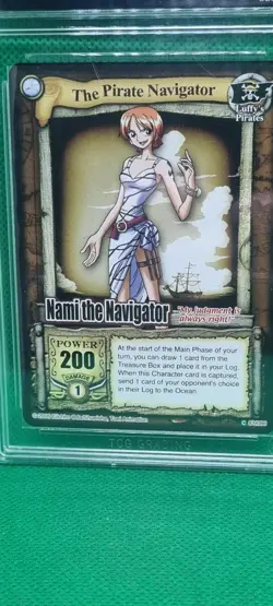 TCG 9 2006 One Piece CCG “The Pirate Navigator”, “Nami The Navigator” Card Mint - Image 2
