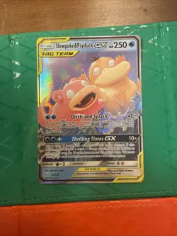 Pokemon TCG Slowpoke and Psyduck GX Ultra Rare Card 35/236 Unified Minds - Image 4