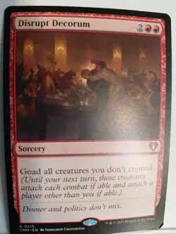 Disrupt Decorum Commander Masters Regular - Image 1