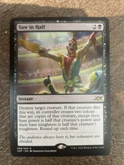 Magic the Gathering MTG - Saw in Half - Unfinity NM Free Shipping - Image 1