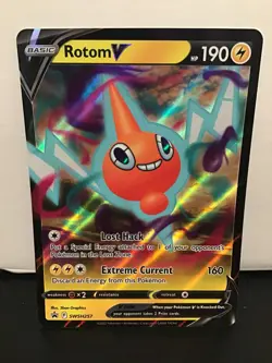 Rotom V SWSH257 Pokemon Black Star Promo Holo - Image 1