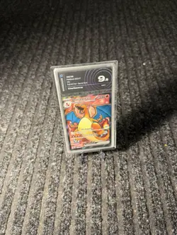 Pokemon 151 Charizard Ex 183/165 Gradata 9.5 Mint AiGrading Lingua Italiano - Image 1