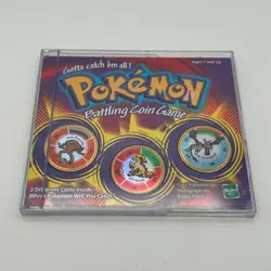 Pokemon Battling Coin Game - Ponyta/Hitmonlee/Aerodactyl - (Hasbro 1999) - Image 1