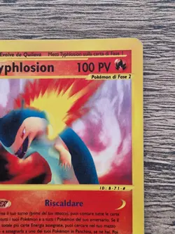 Pokemon Expedition Typhlosion Reverse Holo ITA 65/165 - Image 4