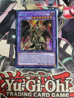 Red-Eyes Dark Dragoon Prismatic Secret Rare MP22-EN264 Yugioh Dracotail - Image 1