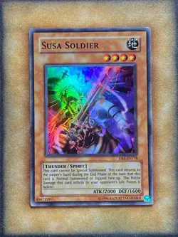 Yugioh Susa Soldier DB2-EN178 Super Rare LP - Image 1