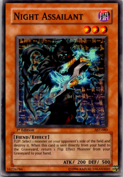 Night Assailant - AST-080 - Common - 1st Edition x1 - Image 1