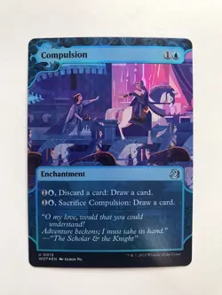 Compulsion Foil Showcase MTG Magic the Gathering Card NM Near Mint WOT - Image 1