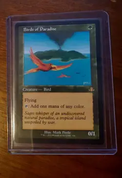 MTG English Birds of Paradise (Retro Frame) NM Normal Dominaria Remastered #0336 - Image 1