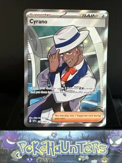 Pokemon Card Cyrano 230/191 Surging Sparks Full Art Ultra Rare Trainer NM - Image 1