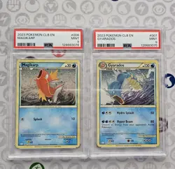 Pokemon TCG Classic Magikarp and Gyarados Sequential PSA 9 - Image 1