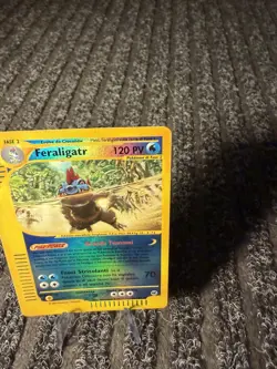 Pokemon Feraligatr 12/165 Expedition Rare Reverse Holo Unlimited Wizards ITA 💧 - Image 3