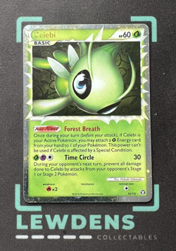 Celebi - 92/102 - Prime Holo Rare - HGSS Triumphant - Pokemon Card - Image 1