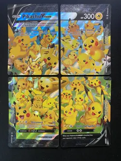 Pikachu V Union - Set of 4 - SWSH139 SWSH140 SWSH141 SWSH142 - Pokemon TCG Cards - Image 1