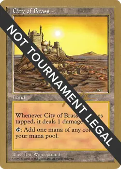 City of Brass World Championship Decks Magic The Gathering MTG Card - Image 1