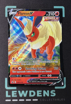 Flareon V - SWSH149 - Ultra Rare - SWSH Black Star Promo - Pokemon Card - Image 1