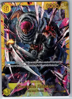 Charlotte Katakuri OP03-123 SEC English Pillars Strength - One Piece Card - NM - Image 1