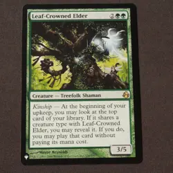 Leaf-Crowned Elder 128 MTG The List Reprints (LIST) Rare NM - Image 1