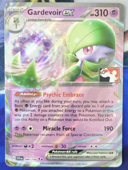 Gardevoir ex Pokemon Prize Pack Series Promo Pokemon Card NM Play Stamp - Image 1