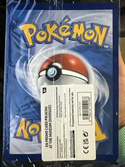 Pokemon x Natural History Museum Pikachu Promo Card - Image 2