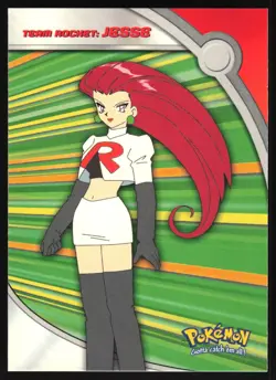 Team Rocket: Jesse HV2 - Pokemon Topps Series 2 - TV Animation - 2000 - Image 1