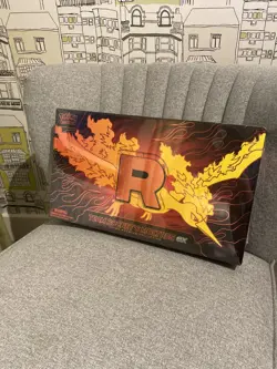 Pokemon TCG Team Rocket's Moltres EX Ultra-Premium Collection Box New Sealed UK - Image 1