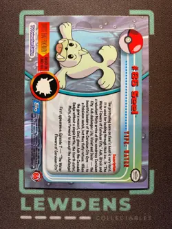 Seel #86 - Pokemon Topps Series 2 - Blue Logo - Image 2