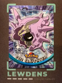 Cloyster #91 - Pokemon Topps Series 2 - Blue Logo - Image 1
